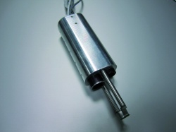 Laboratory prototype of a handpiece for oral surgery.