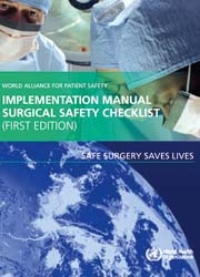 Photo: The WHO Surgical Safety Checklist
