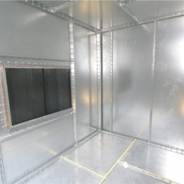 The Intercabin is made from galvanised steel sheet and/or aluminium and...