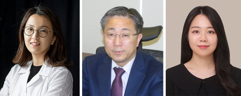 From left: Prof. Jinah Jang, Prof. Don-Woo Cho and jisoo Kim