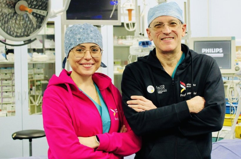Researchers Dr Rosa Di Micco & Professor Oreste Gentilini