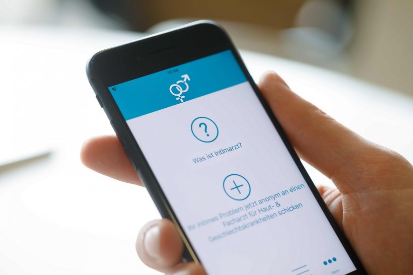 Mit der App Intimarzt können betroffene Geschlechtskrankheiten digital vom...
