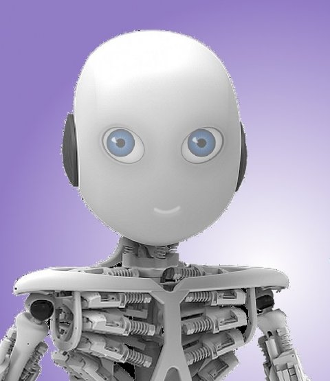 robot with humanoid friendly features